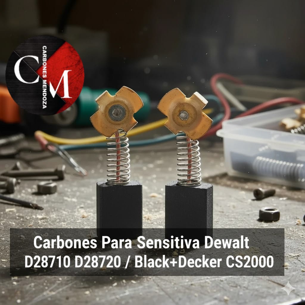 Carbones Para Sensitiva Dewalt D28710 D28720 /b&d Cs2000